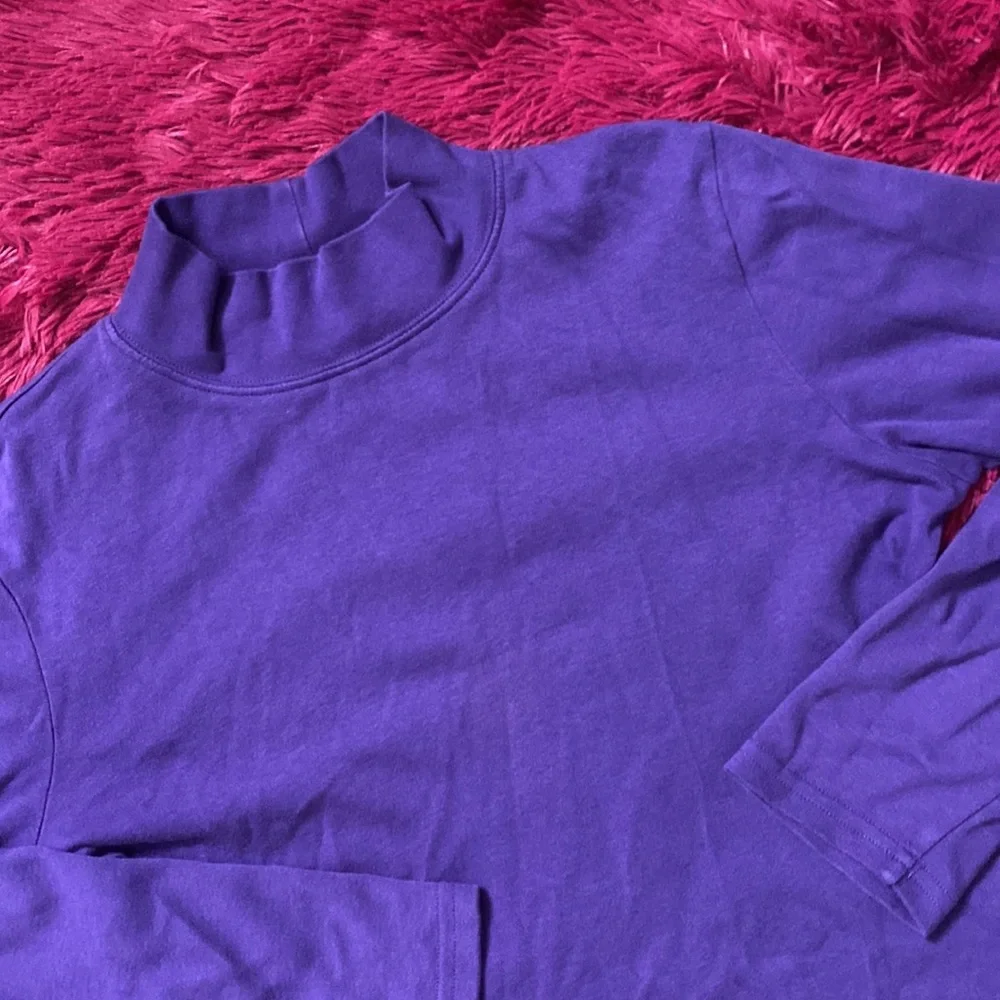 Purple turtleneck sweater - Picture 2 of 10